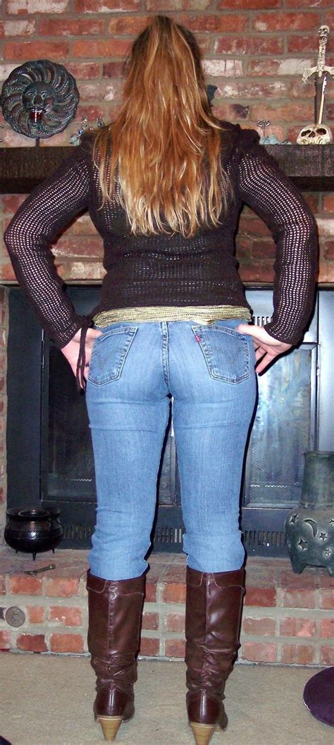 Spanked in jeans